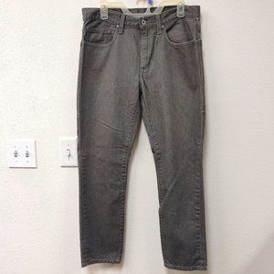 LEVI'S 511 34/30 LIGHT GRAY WITH 5 BACK POCKETS